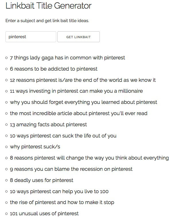blog post title generator